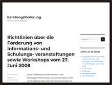 Tablet Screenshot of beratungsfoerderung.info